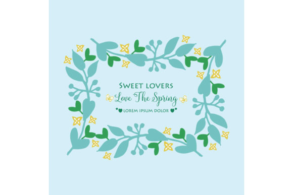Beautiful Love Spring Poster Design