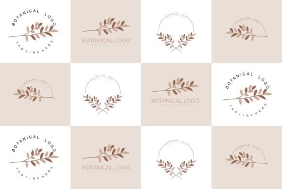 Discover the Elegance of Minimalist Botanical Beautiful Logos