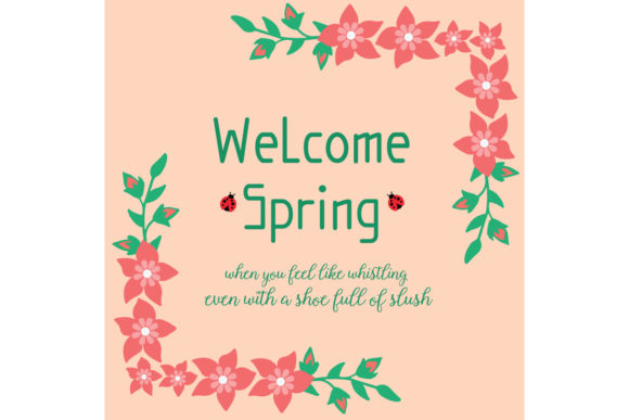 Embrace the Season with Unique Welcome Spring Poster Design
