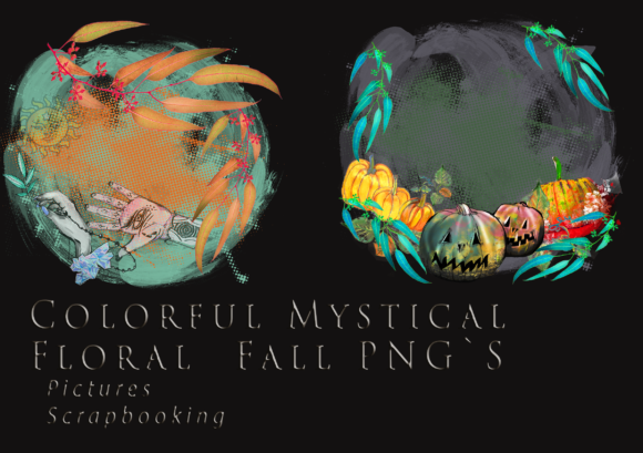 Explore the Magic of Colorfull Fall and Halloween Mystical
