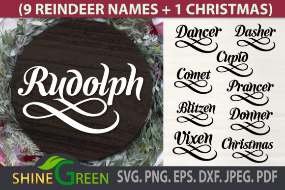 Explore the Reindeer Names Bundle for Christmas
