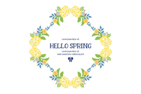 Exploring the Elegance of Wallpaper for Hello Spring Card Design