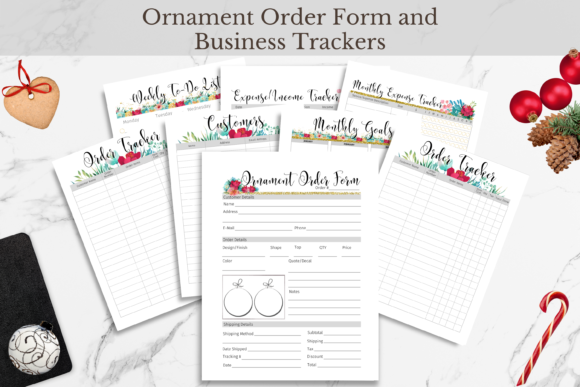 Maximizing Business Efficiency with Ornament Order Form Business Trackers