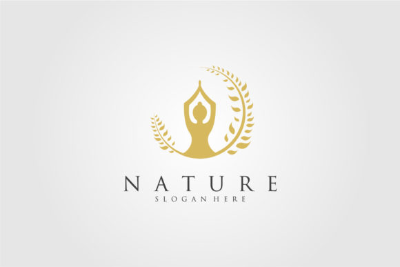 Nature Yoga Logo: A Serene Emblem for Wellness