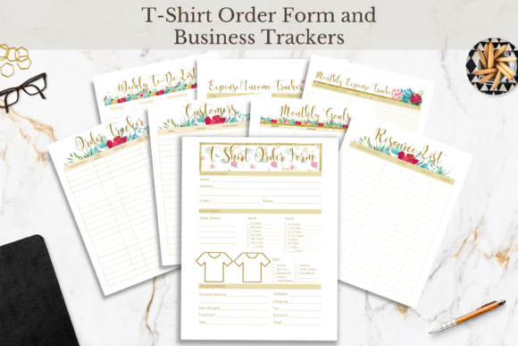 Strategic Use of T-Shirt Order Form Business Trackers for Enhanced Business Management