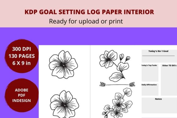 Unlock Your Potential with the KDP Goal Setting Log Interior Paper